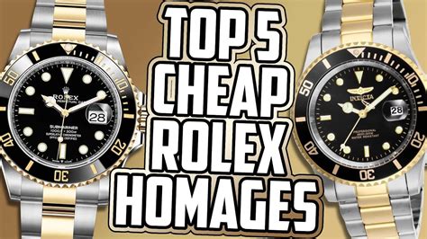 cheap rolex homage
